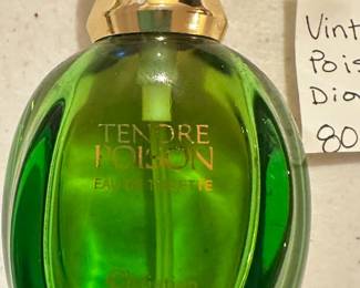 	#100	RA	Vintage Tendre Poison by Christian Dior spray 30 mL/1 ounce 80% full 	 $ 20.00 		
