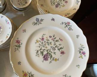 	#34		Franconia - Millefleurs Bavaria Germany Set of 12 (missing one cup) w 5 derving dishes	 $ 220.00 		
