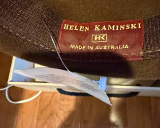 	#82	KW	NEW Helen Kaminski Australia Chocolate "Gina" Felt Hat - One Size - Original Box *FIRM*	 $ 70.00 		