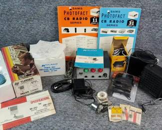 DW048 CB Radio Accessories, Microphone, Power Adapter, Speakers