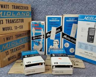 DW062 Vintage Midland Transceivers Lot