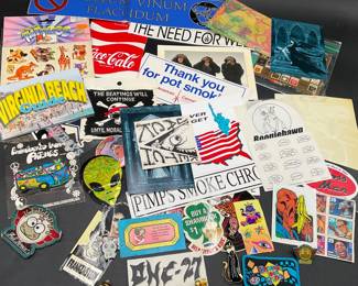 Pop Culture Stickers & Related Items