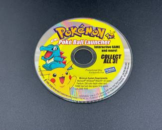 Pokemon Poke Ball Launcher CD Rom Game