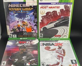 4 XBOX/XBOX ONE/XBOX 360 Games
