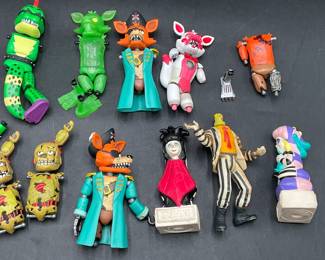 Five Nights At Freddys & Beetlejuice Figures