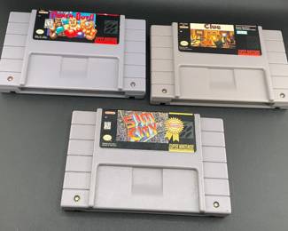 3 Supernintendo SNES Games