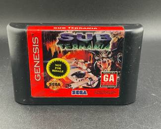 Sub Terrania SEGA Genesis Not For Resale Game