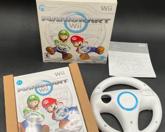 Mario Kart Wii Game With Wheel