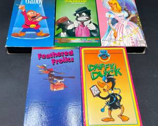 Classic Cartoon VHS Tapes