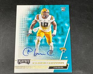 K'Lavon Chaisson Autographed Rookie Card