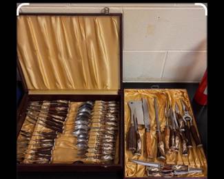 Kla So Tra engraved carved service 