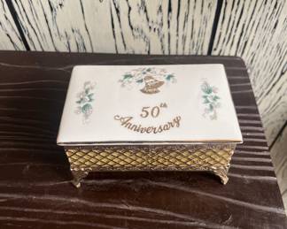 Lennox 50th anniversary trinket holder