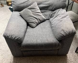 Matching gray side chair