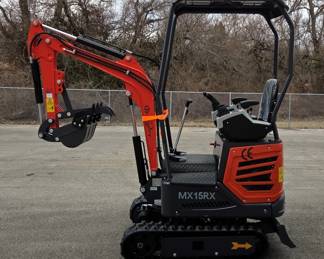 2025 CFG MX15RX Mini Excavator, Unused 