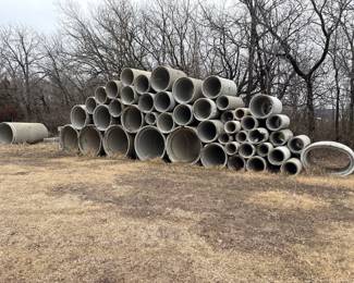 Assorted Concrete Pipes