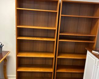 Several bookcases to choose from 