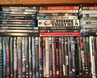 Collection of Movies on DVD and Blu-ray
