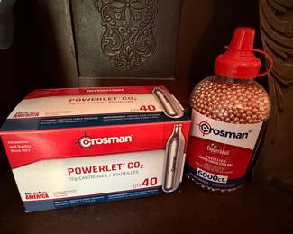 Crosman Powerlet CO2 Cartridges and Copperhead BBs
