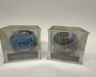 Unforgettaball! Limited Edition Collectors Series Baseball Set (Tiger Stadium & Candlestick Park)