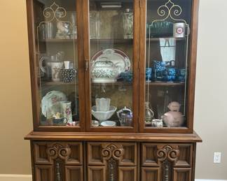 China Cabinet with Inside Lights