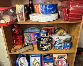 Assorted Collectible Tins