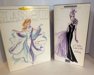 Barbie Collector Edition Dolls - Starlight Dance and Sterling Silver Rose Bob Mackie