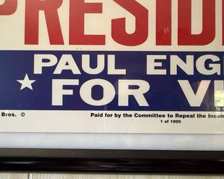 Willie Nelson for President Campaign Poster