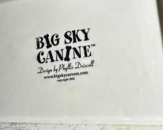Big Sky Canine "Book" Cookie Jar by Phyllis Driscoll