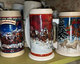 Budweiser "Holiday Steins" Collection