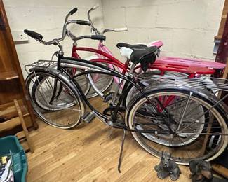 Schwinn and Windwood Cruiser Bicycles