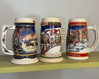 Budweiser "Holiday Steins" Collection
