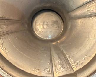 Universal Landers Frary Clark "Sunburst" Style Coffee Urn, Sugar Bowl, and Creamer Set