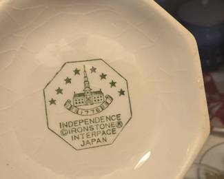 Independence Ironstone Sugar Bowl  Creamer Set second image
