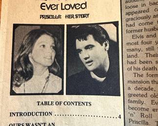 Elvis Presley "The Only Woman Elvis Ever Loved" Book and Trading Cards