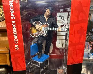 McFarlane Toys Elvis Presley '68 Comeback Special Super Stage Figure