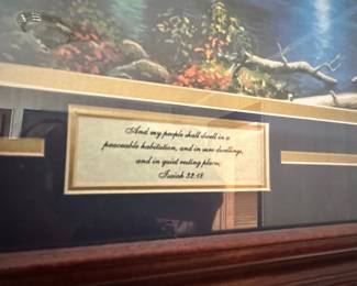 John Zaccheo 'Cabin By The Lake' Framed Art