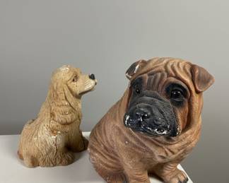 Assorted Dog Figurines