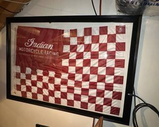 Indian Motorcycle Racing Flag