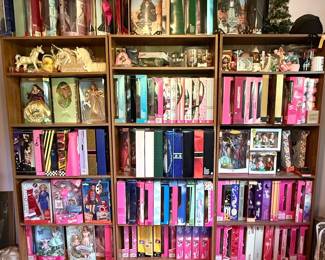 Collection of Barbie Dolls and Accessories