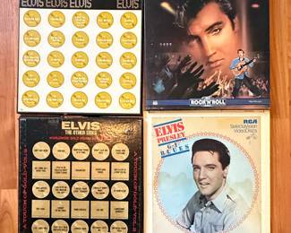 Elvis Presley Vinyl Records Collection - Worldwide 50 Gold Award Hits & More