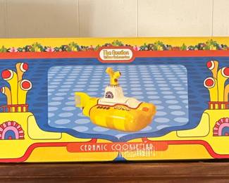 The Beatles Yellow Submarine Ceramic Cookie Jar