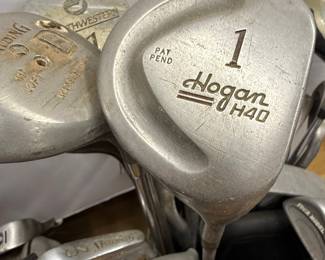 Mixed Set of Hogan and PowerBilt Golf Clubs