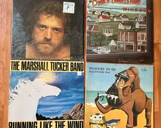 Assorted Classic Rock & Pop Vinyl Records Collection