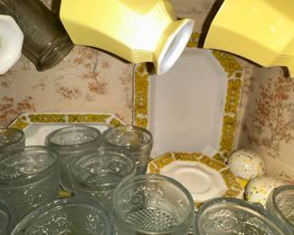 Independence Ironstone by Interpace Japan Octagonal Plates