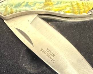 Eagle Scenic Folding Knife in Display Box