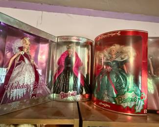 Holiday Barbie Dolls and Collector Edition Barbie Dolls