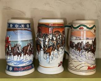 Budweiser "Holiday Steins" Collection