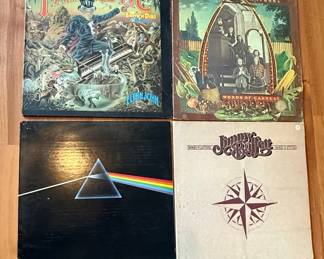 Assorted Classic Rock & Pop Vinyl Records Collection
