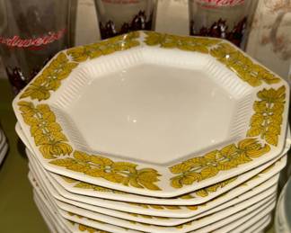 Independence Ironstone by Interpace Japan Octagonal Plates