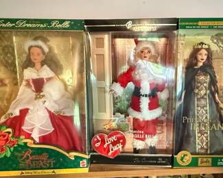 Collector Edition Barbie Dolls (NASCAR & Disney)